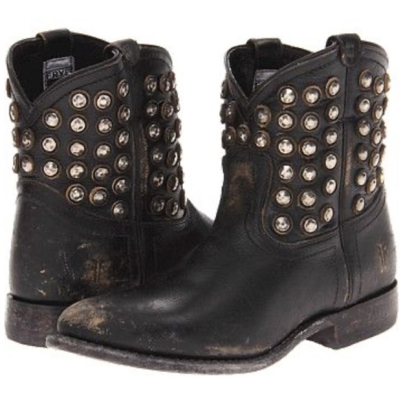 Frye Wyatt Disc Studded Ankle Boot - Picture 4 of 11
